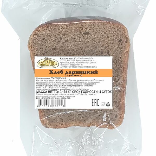Хлеб Мир Сдобрино Дарницкий 175г