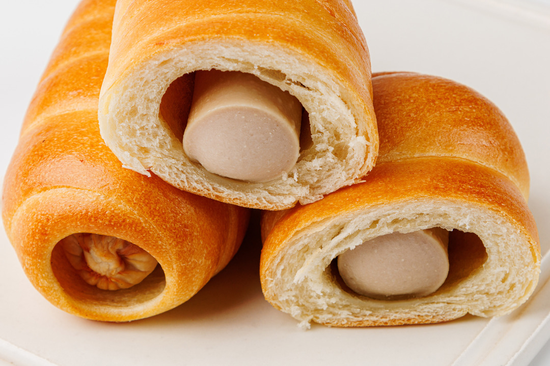 

Сосиска ВкусВилл в тесте (свинина, говядина) 2 шт