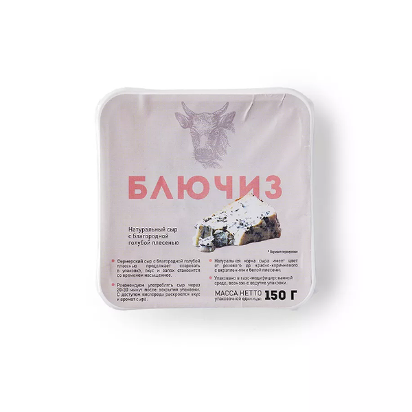БЗМЖ Сыр Блючиз с голубой плесенью 50% 150г, Россия