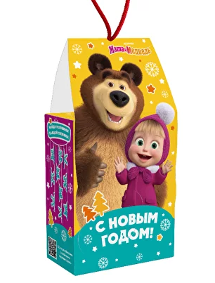 

Новогодний подарок КФ ПЕРМСКАЯ Маша и Медведь, 150 г