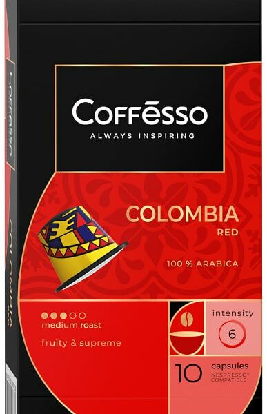 Кофе в капсулах Coffesso Colombia Red 10шт