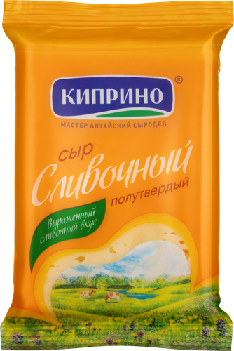 

Сыр Сливочный Киприно 50% БЗМЖ 180 г