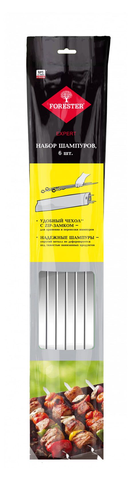 

Набор шампуров Forester 6 шт.