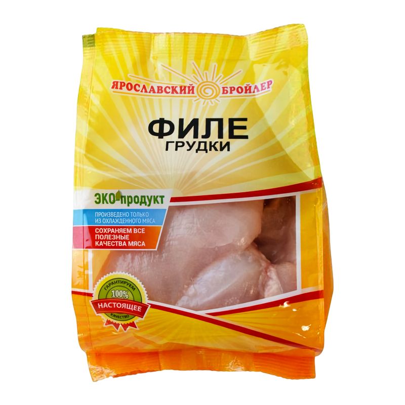 

Филе грудки куриное Ярославский Бройлер охлажденное вес