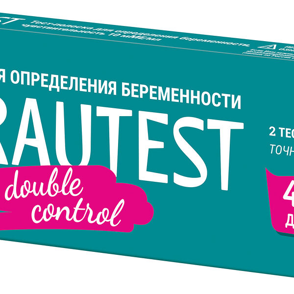 Тест на беременность Frautest double control 2 шт