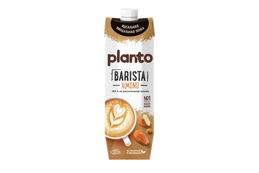 

Напиток миндальный Planto Almond Barista обогащенный кальцием 1 л