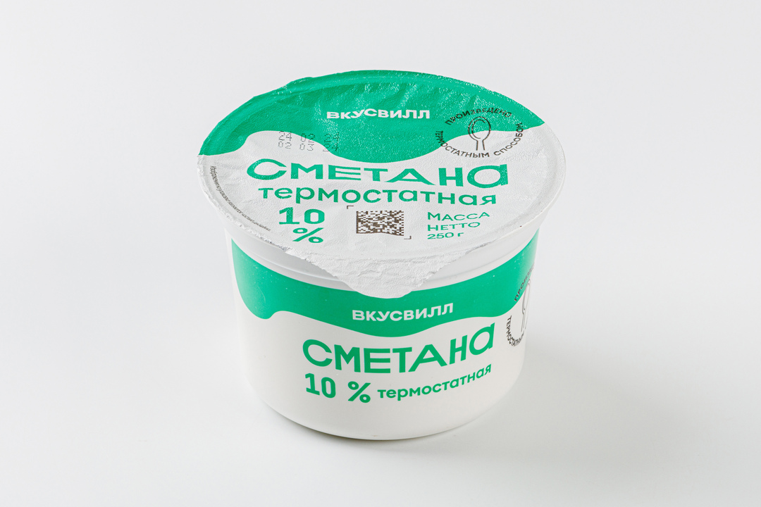 

Сметана 10% термостатная