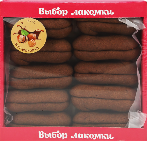 

Печенье сдобное Выбор лакомки какао-орех 450 г