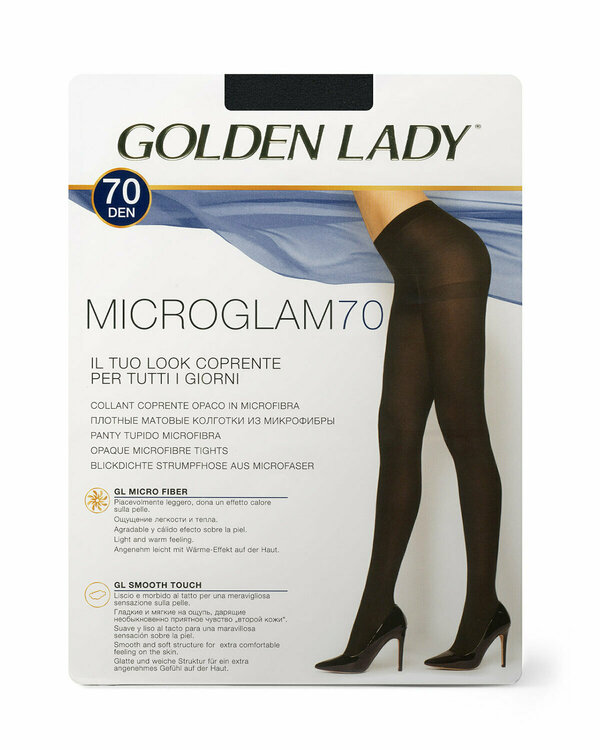 

Колготки женские Golden Lady Microglam 70 den, nero, р.3