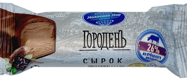 Сырок глазированный Городенъ Какао 26% 40г