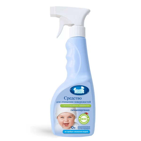 Средство для обработки Наша Мама игрушек, детских столиков и другие антимикробное 500 мл