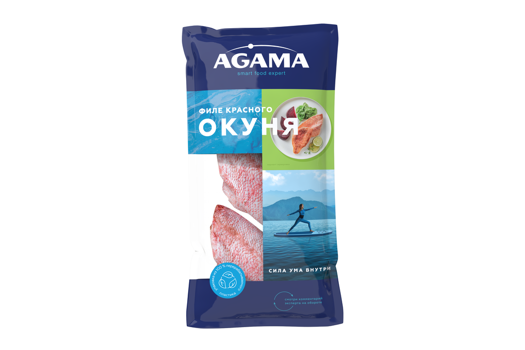 

Красный окунь филе Agama свежемороженое 400 г