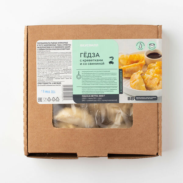 Гёдза с креветками и со свининой, зам.(Продукт замороженный) 400 г