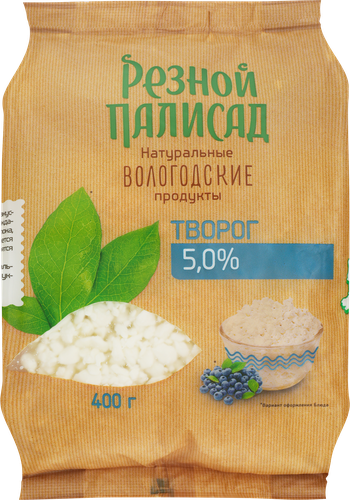 

Творог рассыпчатый Резной Палисад 5% 400 г