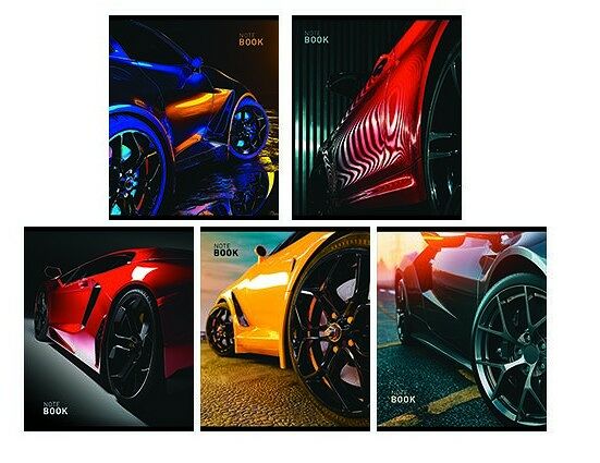 Тетрадь общая ПЗБМ Машины клетка А5, 48 л, в ассортименте 1 шт.