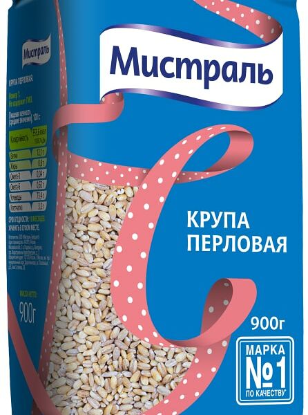 Крупа Мистраль Перловая 900г