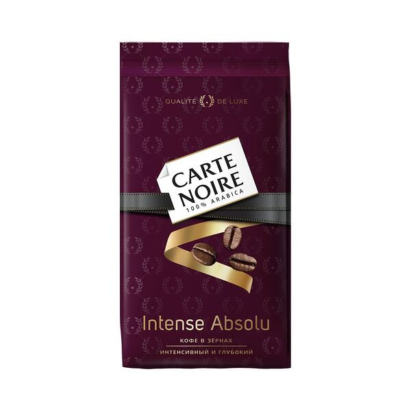 Кофе CARTE NOIRE INTENSE ABSOLU натуральный жареный в зернах  800г