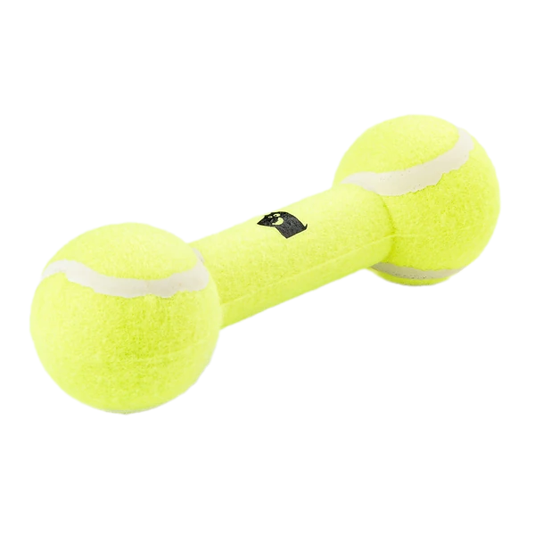 Игрушка для собак Mr. Kranch Гантель большая, 20 см желтая
