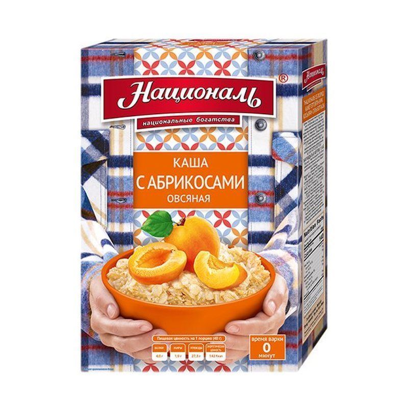 

Каша овсяная Националь с абрикосами 240 г