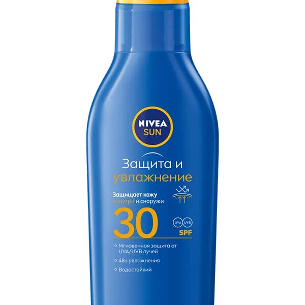 Лосьон солнцезащитный Nivea Sun Защита и увлажнение SPF 30 100 мл
