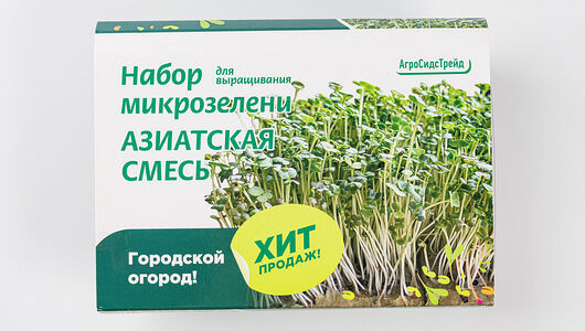 Набор для выращивания микрозелени АгроСидсТрейд азиатская сместь 6 г