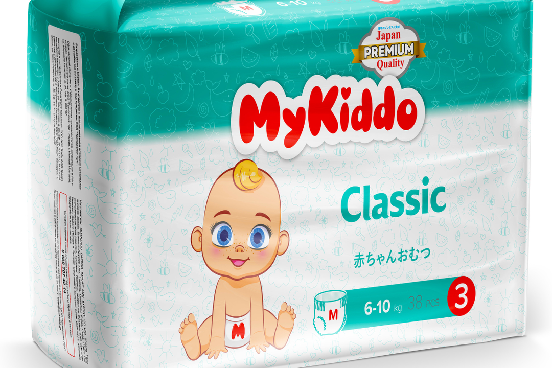 

Подгузники-трусики MyKiddo Сlassic р. M 6-10 кг 38 шт