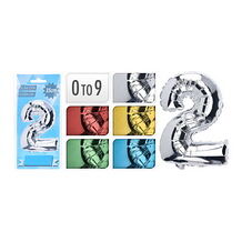 Шар надувной фольгированный Цифры, арт. M25000110, в ассортименте