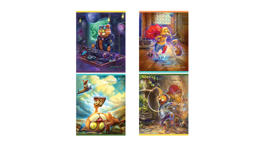 Тетрадь общая BG Барсик А5 48 листов в клетку на скрепке глянцевая ламинация цвет в ассортименте