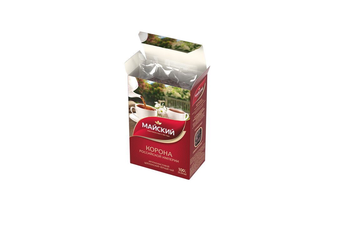 

Чай черный МАЙСКИЙ Корона Российской Империи Цейлонский байховый листовой, 100г