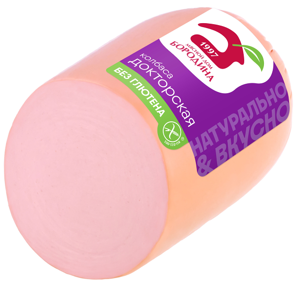 Колбаса Мясной Дом Бородина Докторская вареная 400г