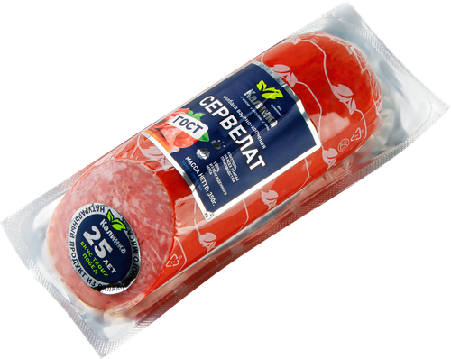 

Колбаса варено-копченая Калинка Сервелат 350 г