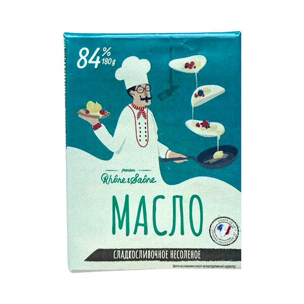 Масло сладкосливочное РонэСон 84% 180г NIZO