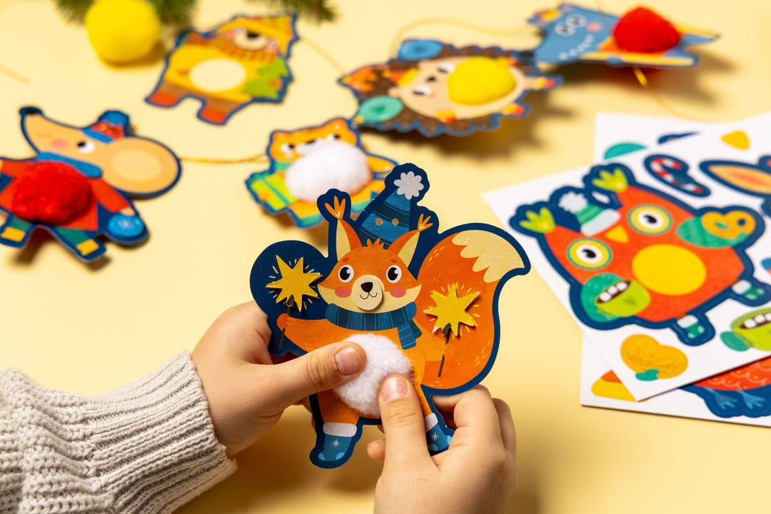 

Набор для творчества гирлянда "Пушистый хоровод"