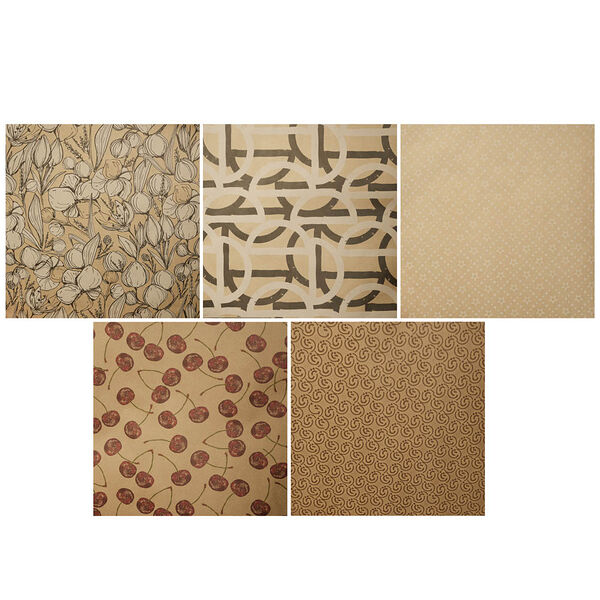 Всёгазин бумага упаковочная, 70х100см, крафт, 5 дизайнов