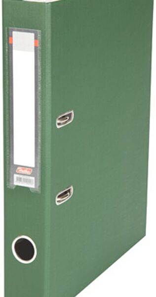 Папка Hatber Регистратор с арочным механизмом А4 Бумвинил темно-зеленая