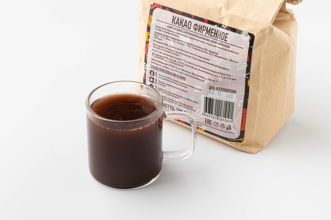 

Какао фирменное, кафе