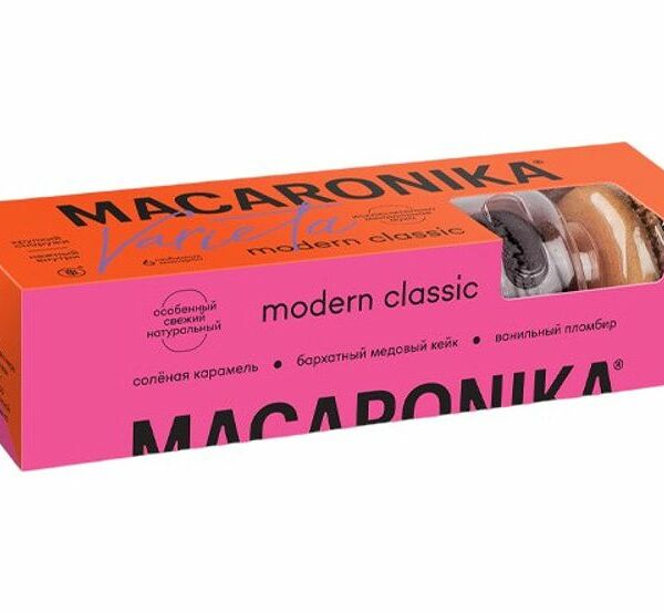 Набор пирожных Macaronika Макарон классик