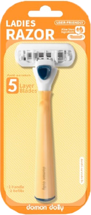 

Бритва Domon Dolly Lemon с 5 лезвиями 1 кассета