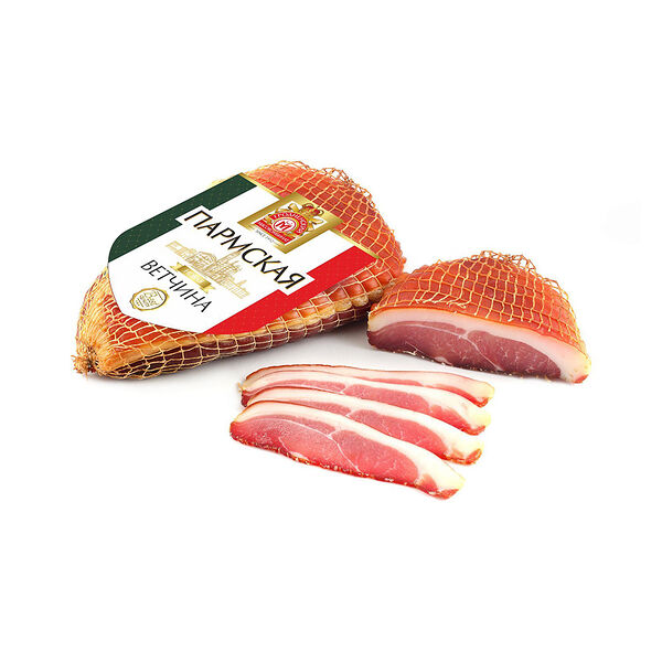Продукт из свин ВЕТЧИНА ПАРМСКАЯ НОВАЯ с/к мясн вак/уп Гродненский МК