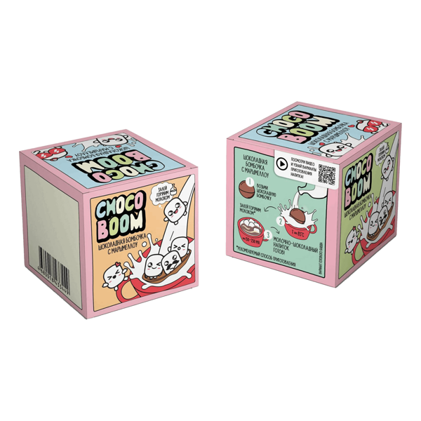 Изделие фигурное CHOCO BOOM из мол. шок. с доб. маршмеллоу с подарком 28г