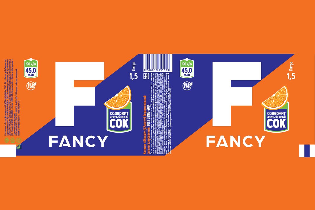 

Напиток сильногазированный Fancy безалкогольный 1.5 л
