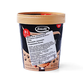 Итальянское мороженое Tonitto Ночиола High Protein, 250 г