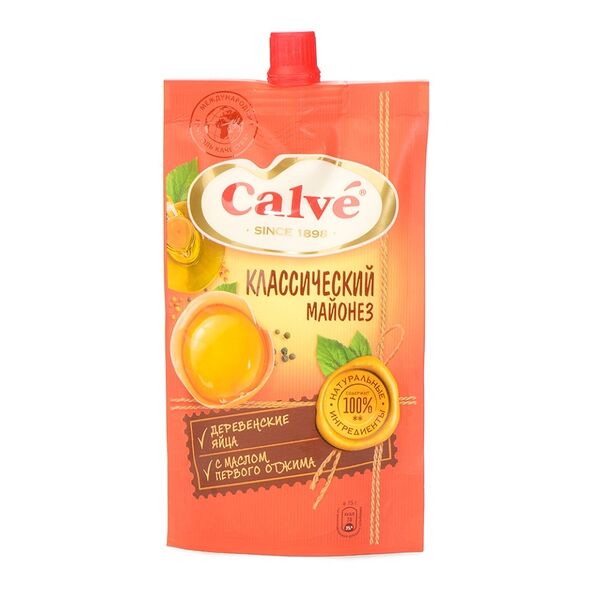 Майонез Calve Классический 50% 200 г