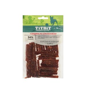 Лакомство для собак TiTBiT " Говядина по-строгановски " 80г