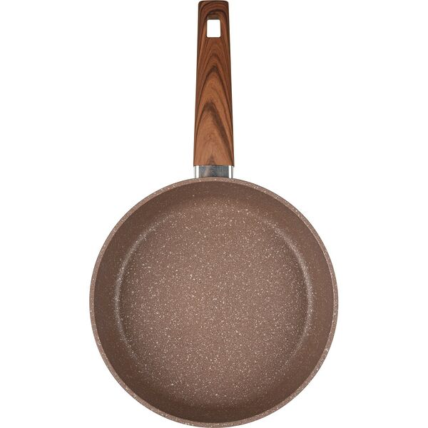 Сковорода Natura, 22 см, кованый алюминий с мраморным покрытием