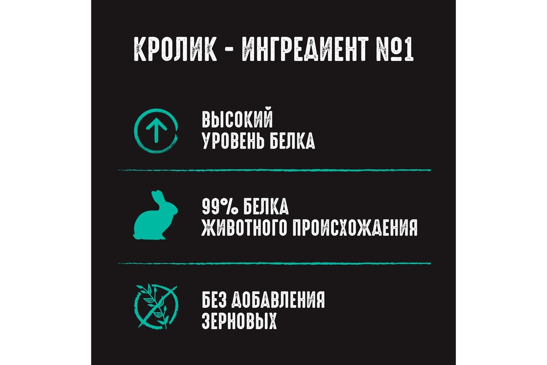 

Влажный корм Crave Adult для кошек Кролик в желе 70 г