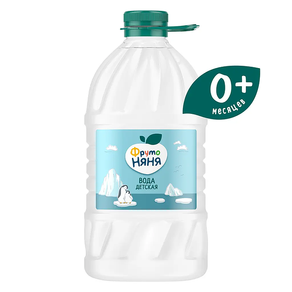 Вода детская ФрутоНяня питьевая негазированная с 0 месяцев 5 л дизайн в ассортименте