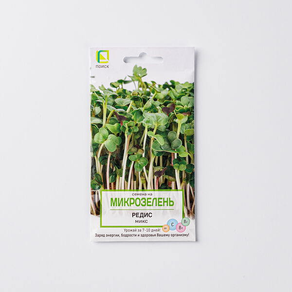 Семена Микрозелень Поиск Редис микс