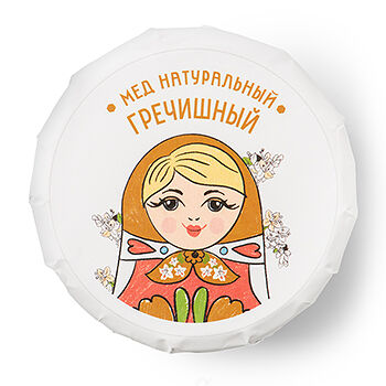 Мед Пчельник Матрешка гречишный 270 г, ст/б, Россия