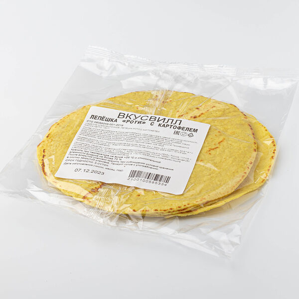 Лепешка Роти с картофелем